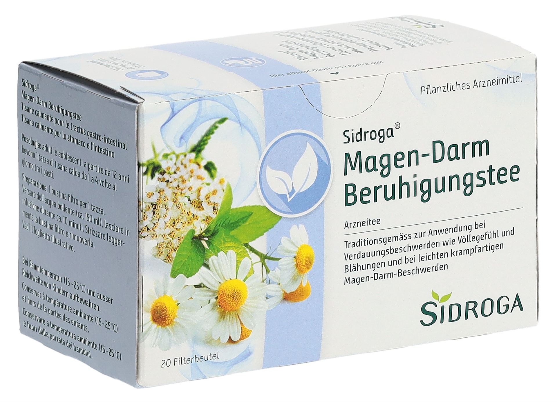 SIDROGA Magen-Darm Beruhigungstee 20 Btl 2 g – Bild 3
