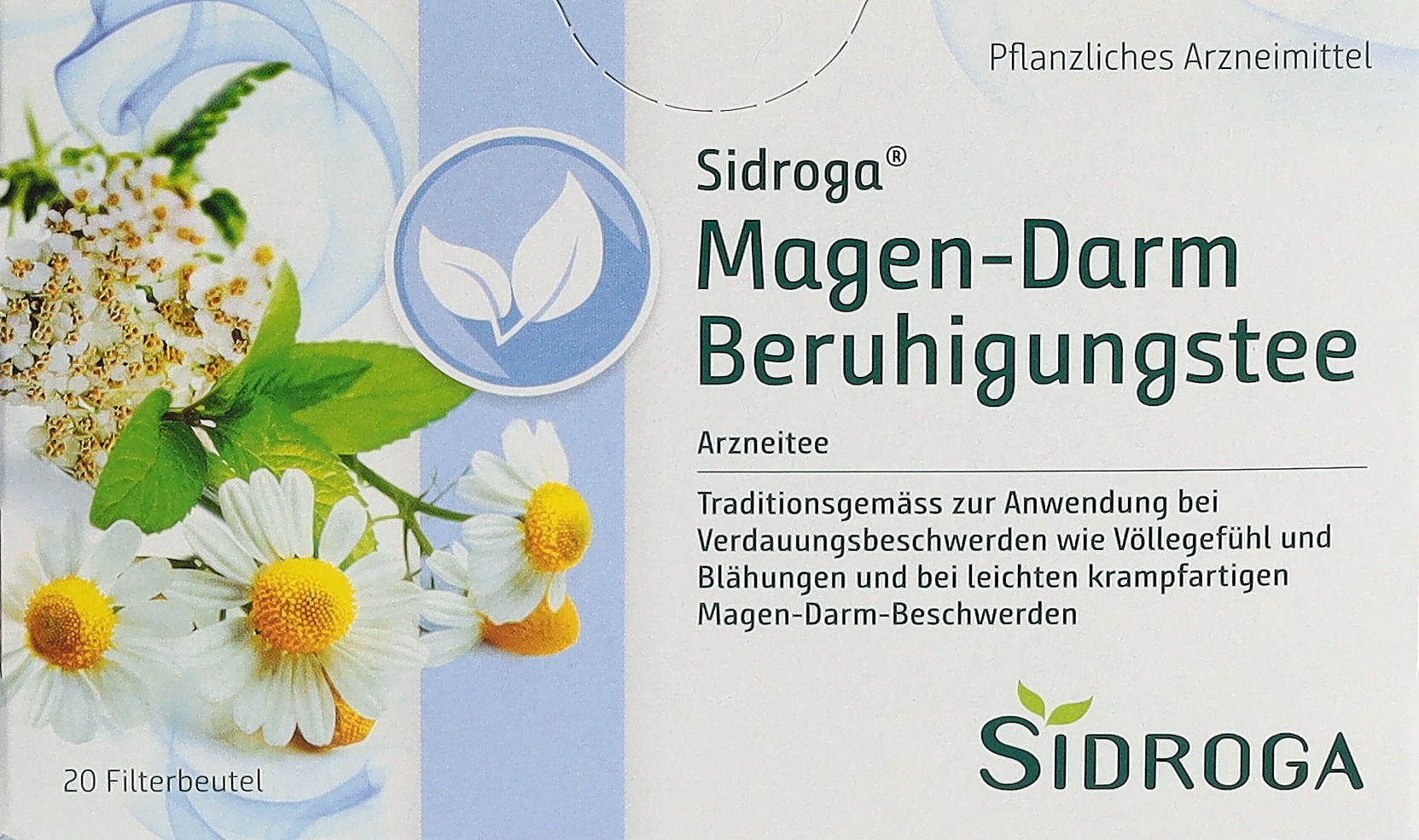 SIDROGA Magen-Darm Beruhigungstee 20 Btl 2 g