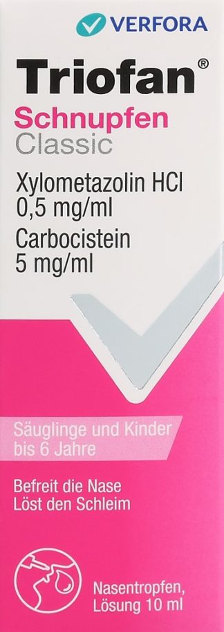 TRIOFAN Schnupfen Class Gtt Nas Kleink/Säugl 10 ml