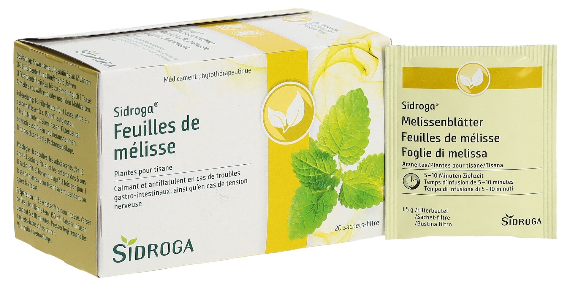 SIDROGA Melissenblätter 20 Btl 1.5 g – Bild 6
