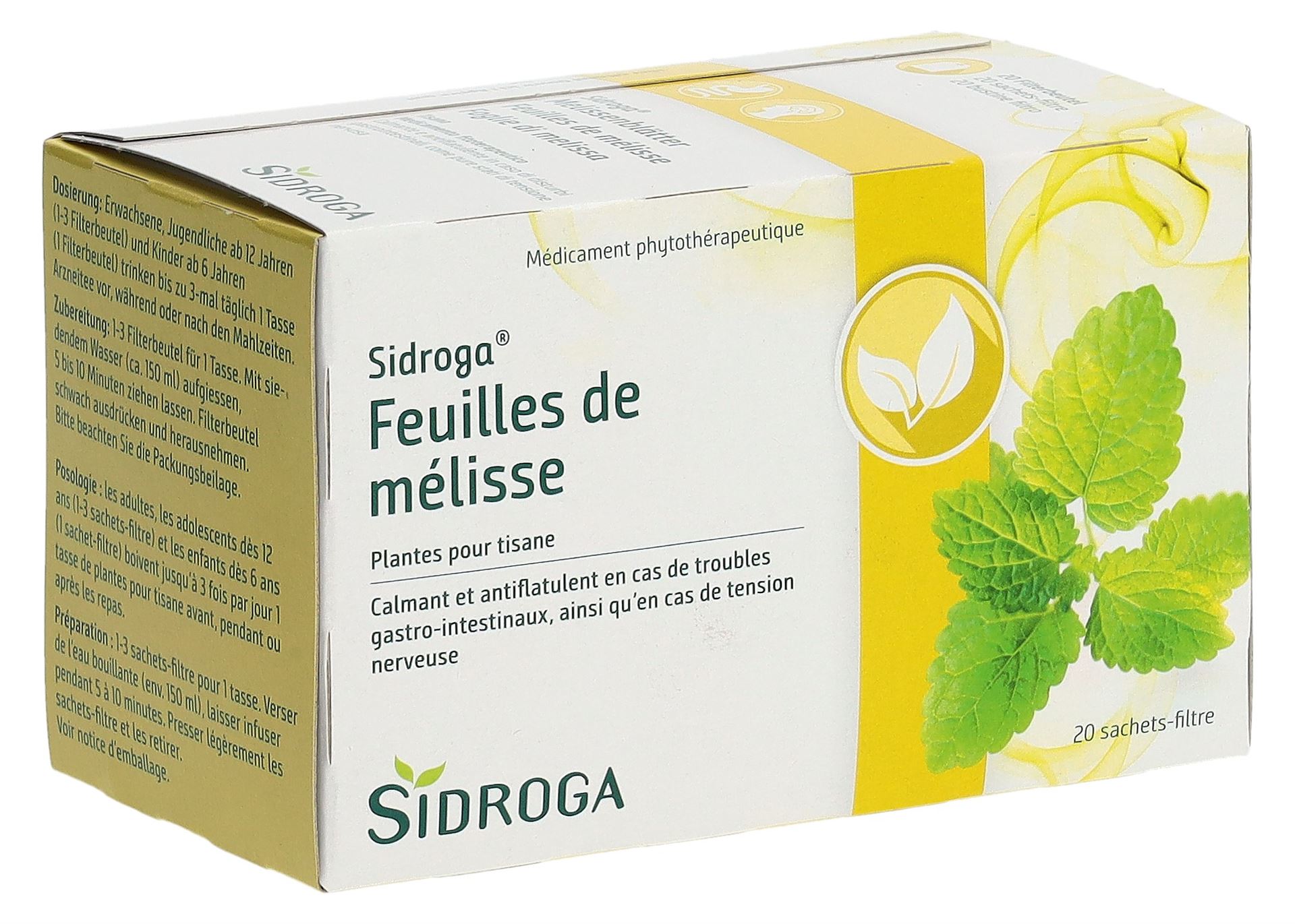 SIDROGA Melissenblätter 20 Btl 1.5 g – Bild 4