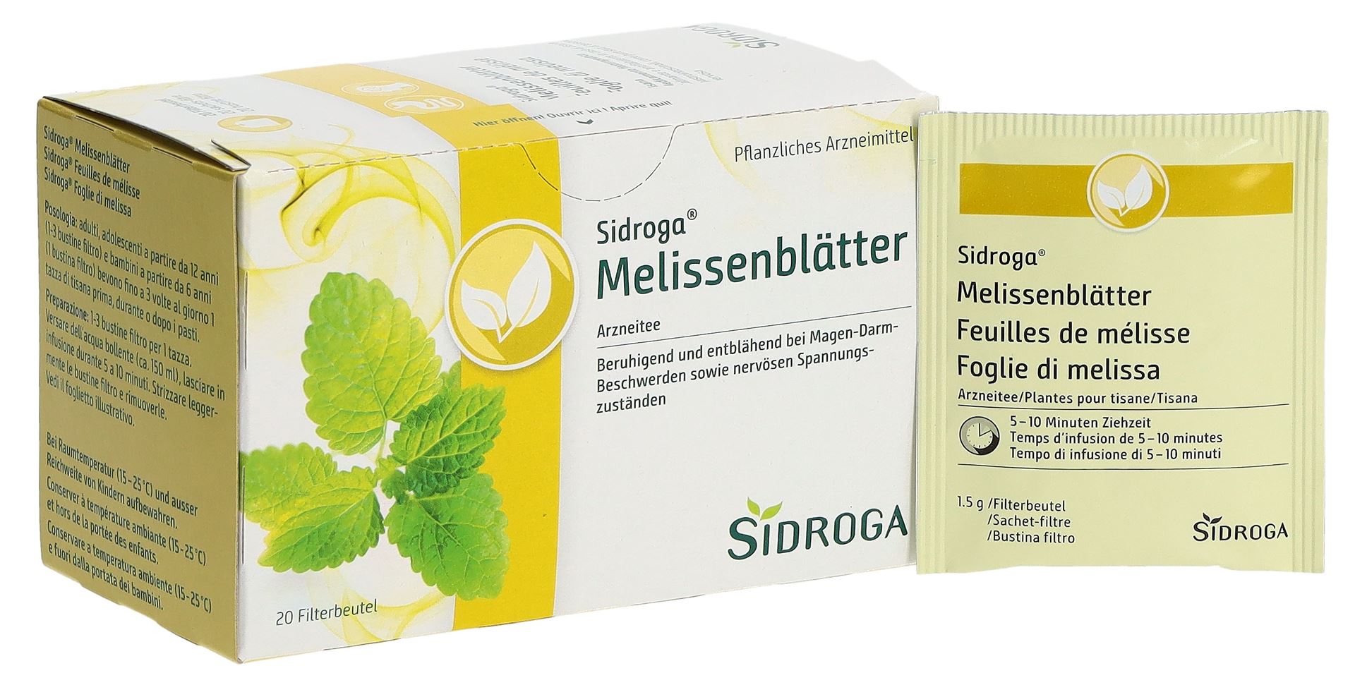 SIDROGA Melissenblätter 20 Btl 1.5 g – Bild 5