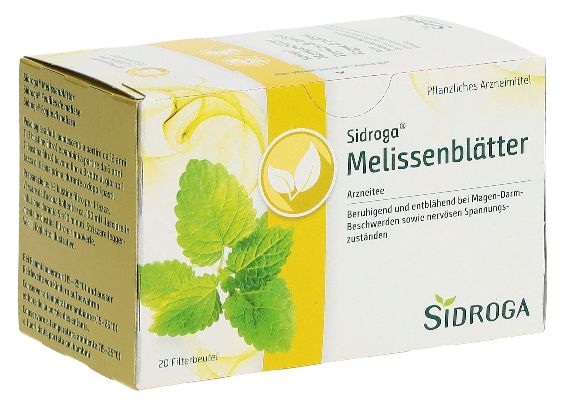 SIDROGA Melissenblätter 20 Btl 1.5 g – Bild 3