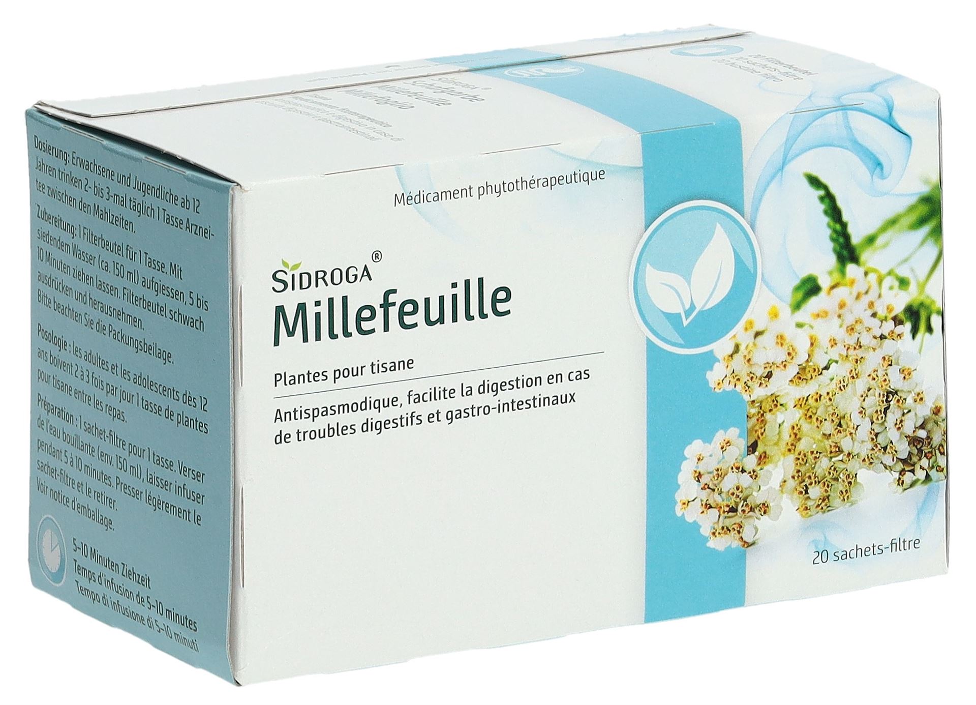 SIDROGA Schafgarbe 20 Btl 1.5 g – Bild 4
