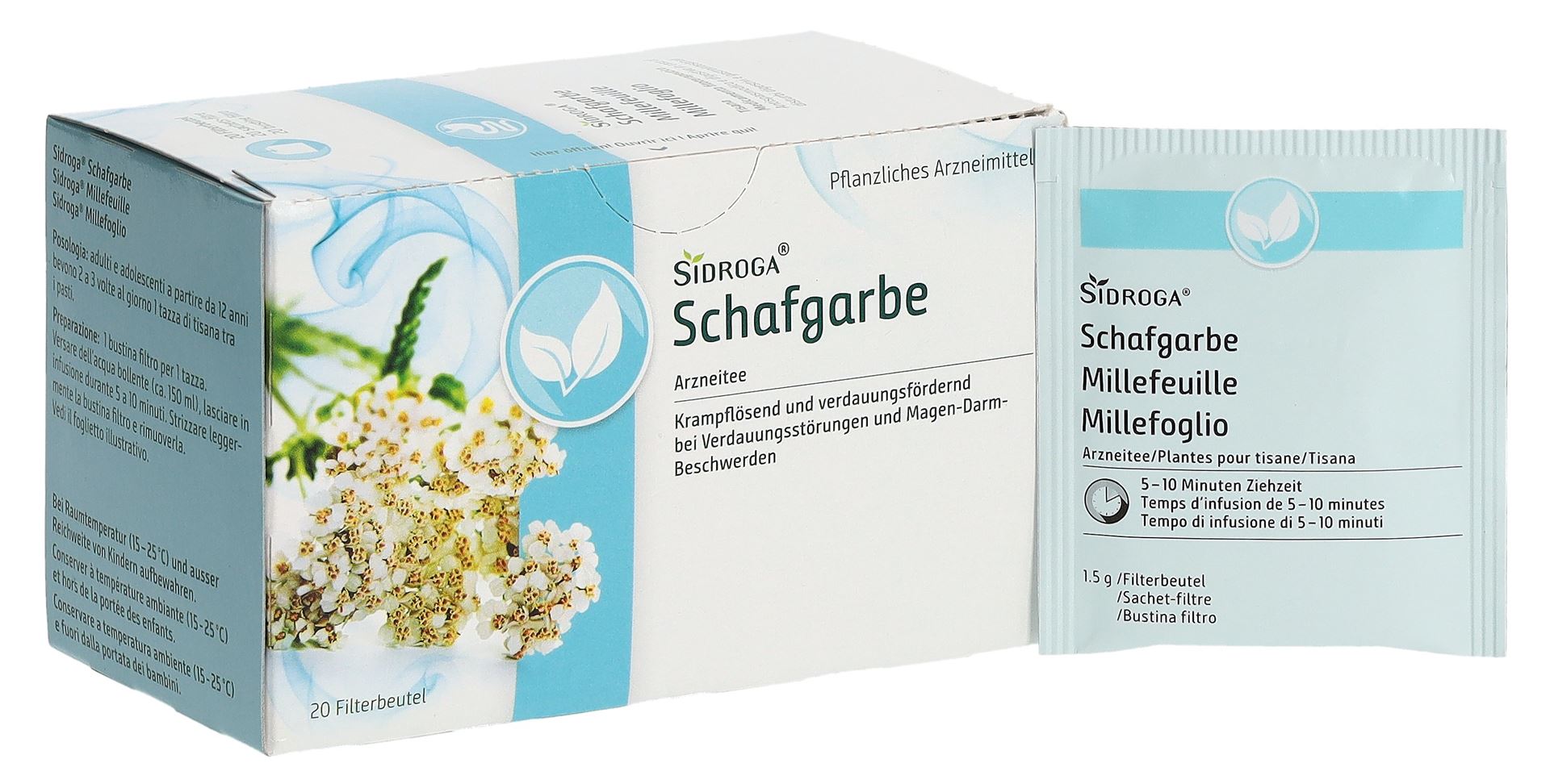 SIDROGA Schafgarbe 20 Btl 1.5 g – Bild 5