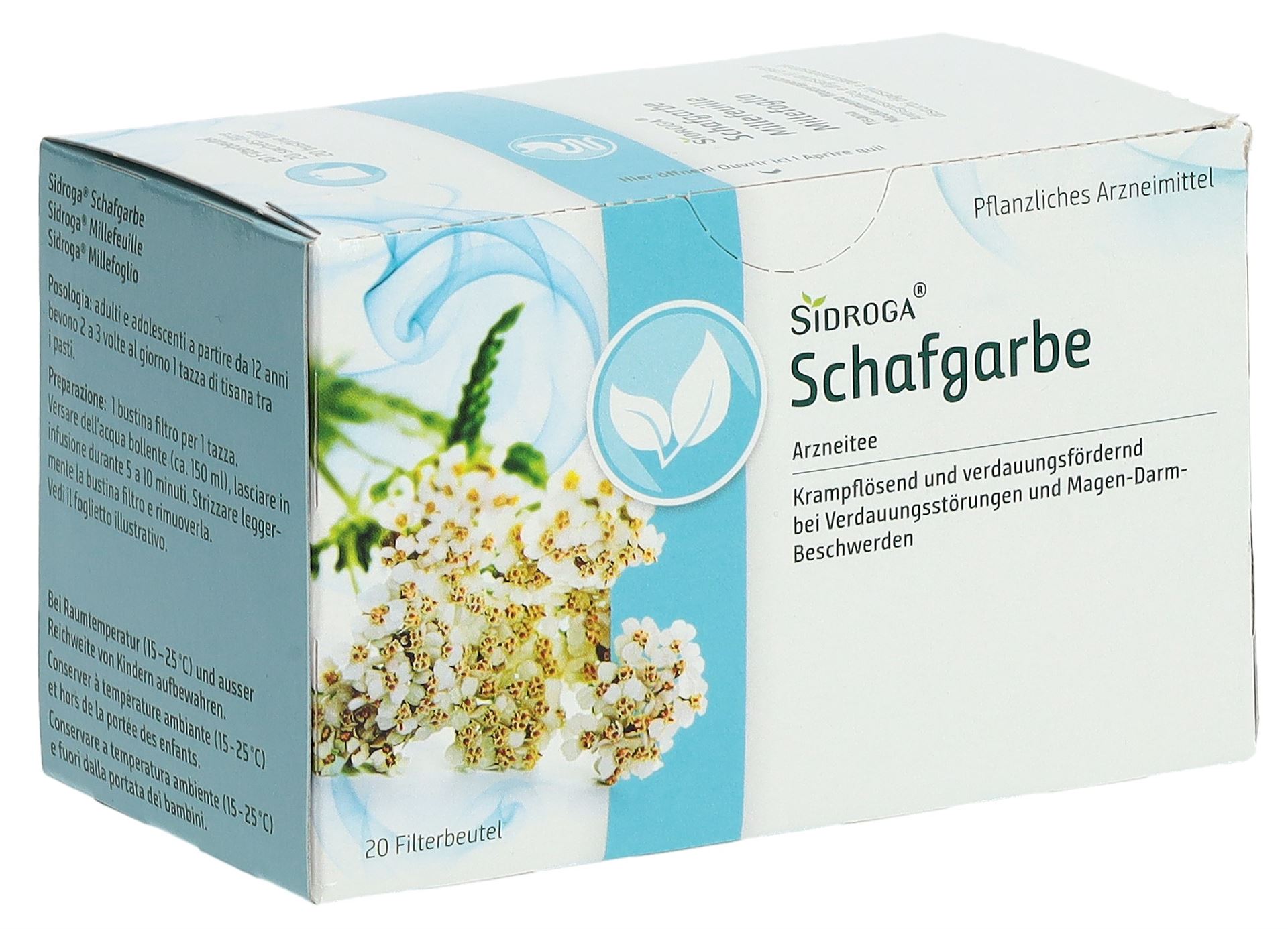 SIDROGA Schafgarbe 20 Btl 1.5 g – Bild 3