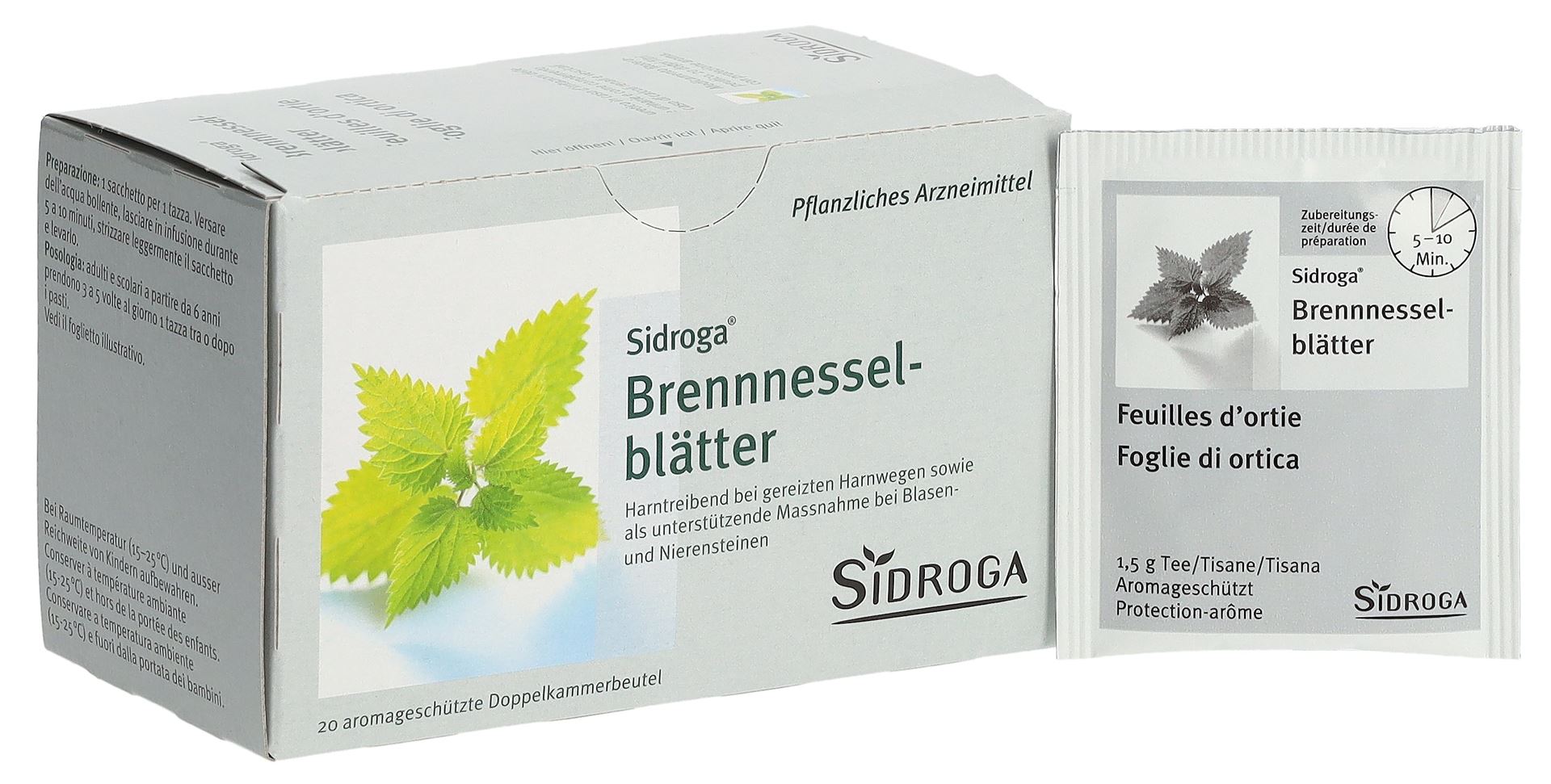 SIDROGA Brennnesselblätter 20 Btl 1.5 g – Bild 5