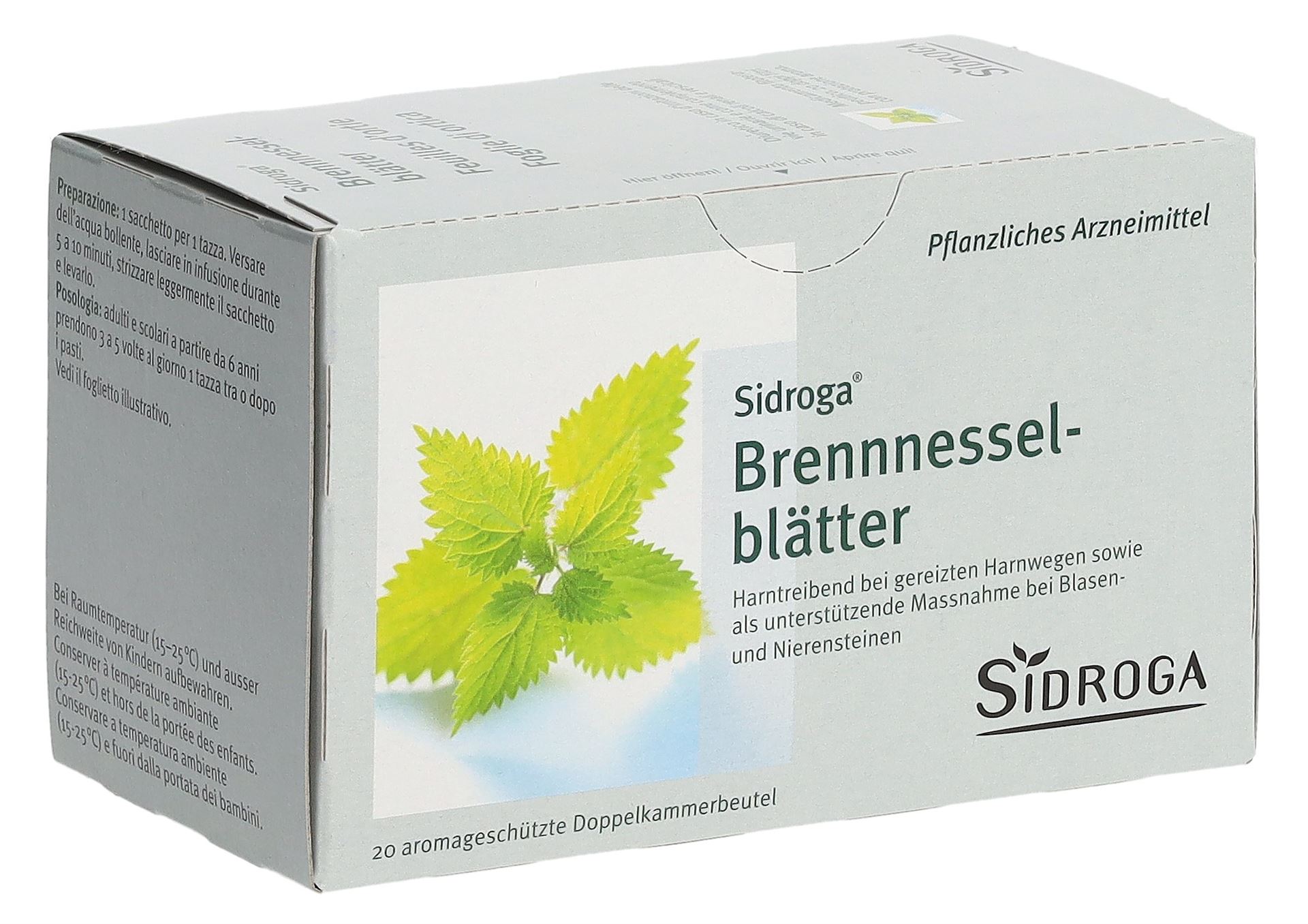 SIDROGA Brennnesselblätter 20 Btl 1.5 g – Bild 3