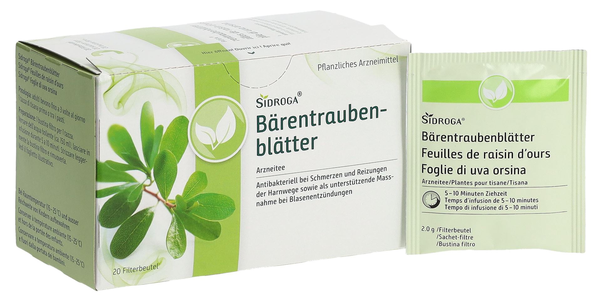 SIDROGA Bärentraubenblätter 20 Btl 2 g – Bild 5