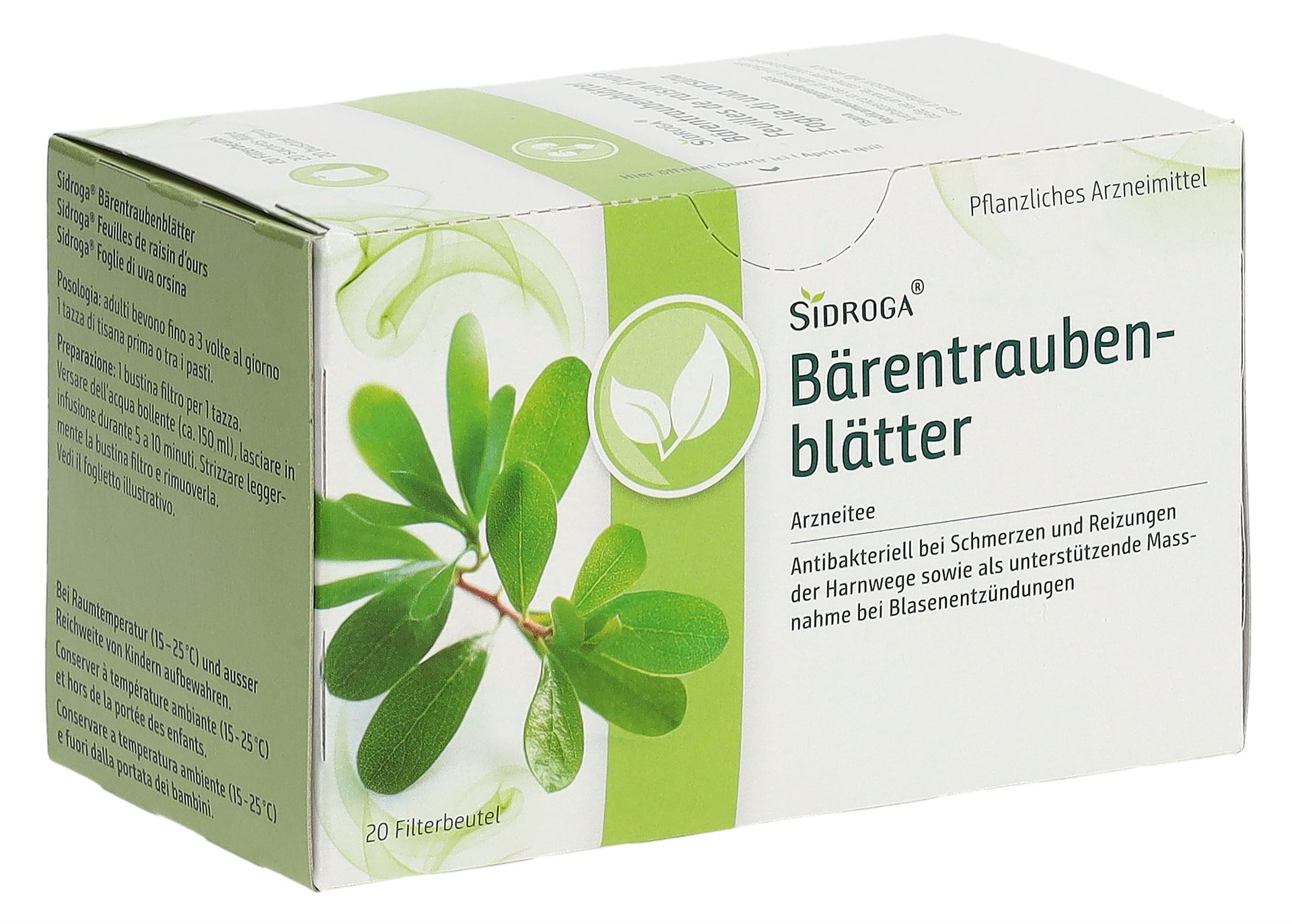 SIDROGA Bärentraubenblätter 20 Btl 2 g – Bild 3