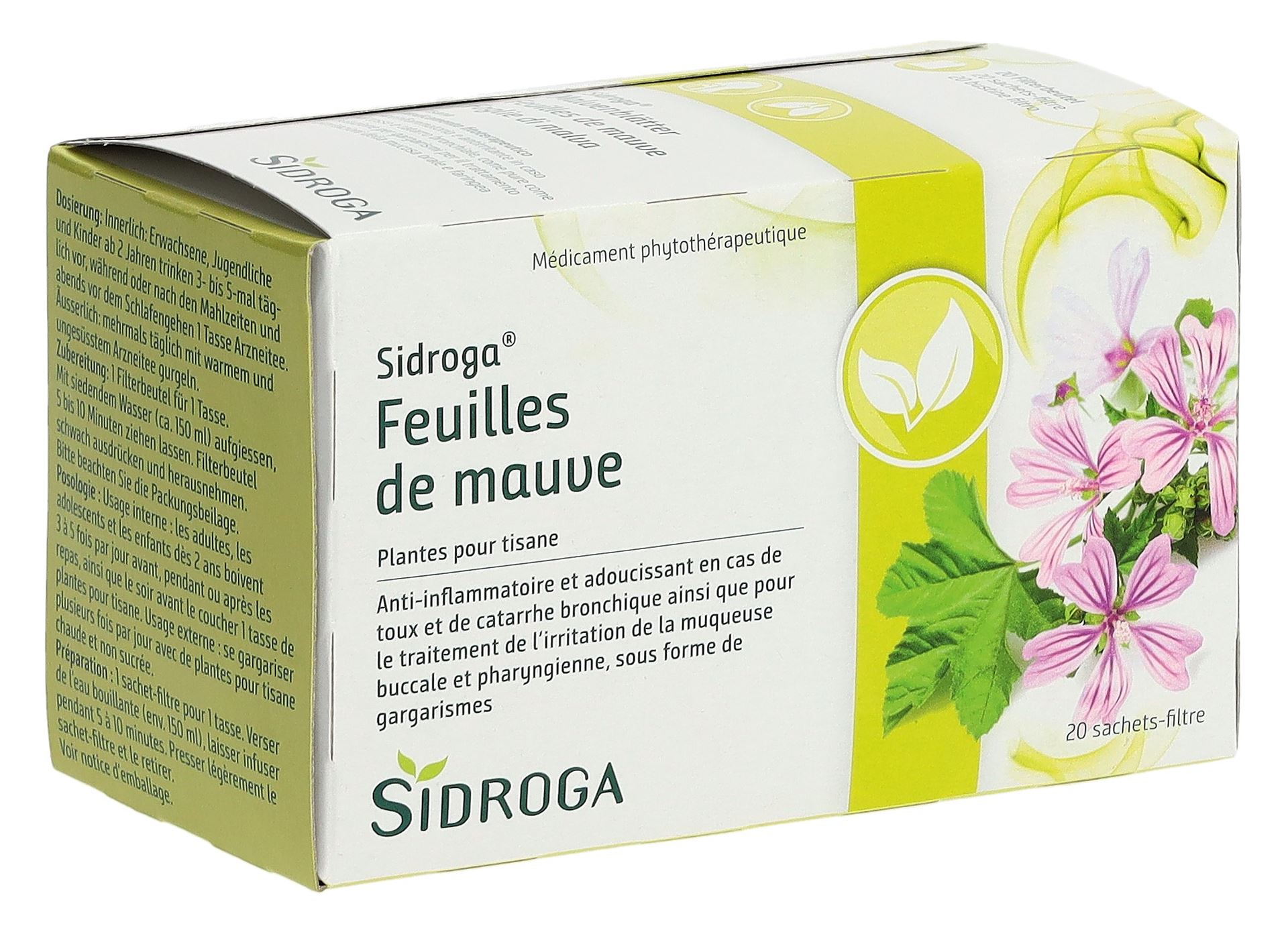 SIDROGA Malvenblätter 20 Btl 0.9 g – Bild 4