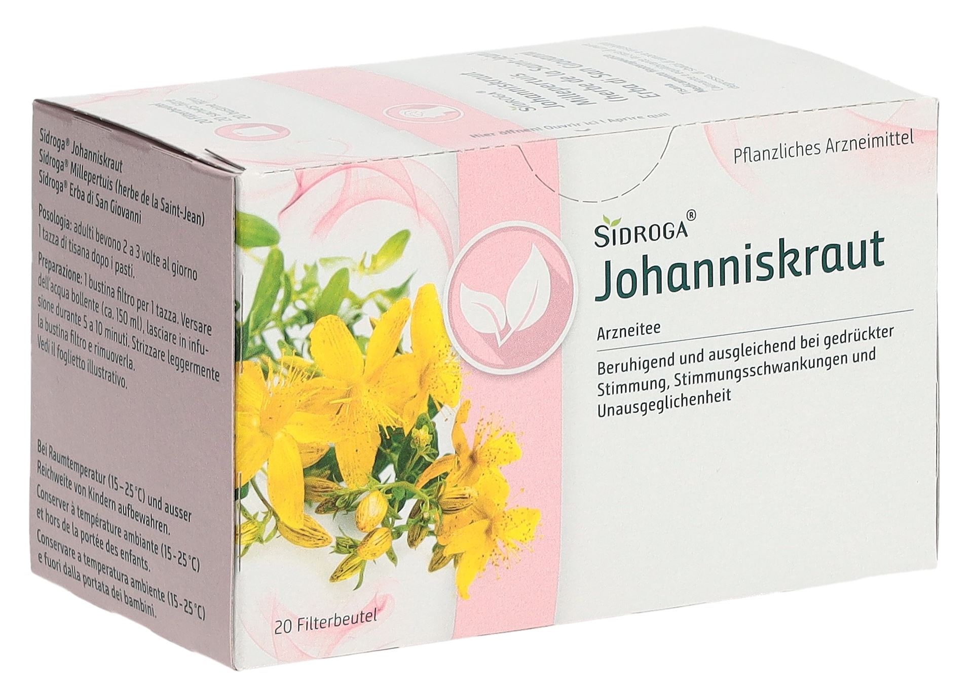 SIDROGA Johanniskraut 20 Btl 1.75 g – Bild 3