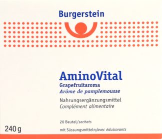 BURGERSTEIN Aminovital Plv Grapefruit 20 Stk