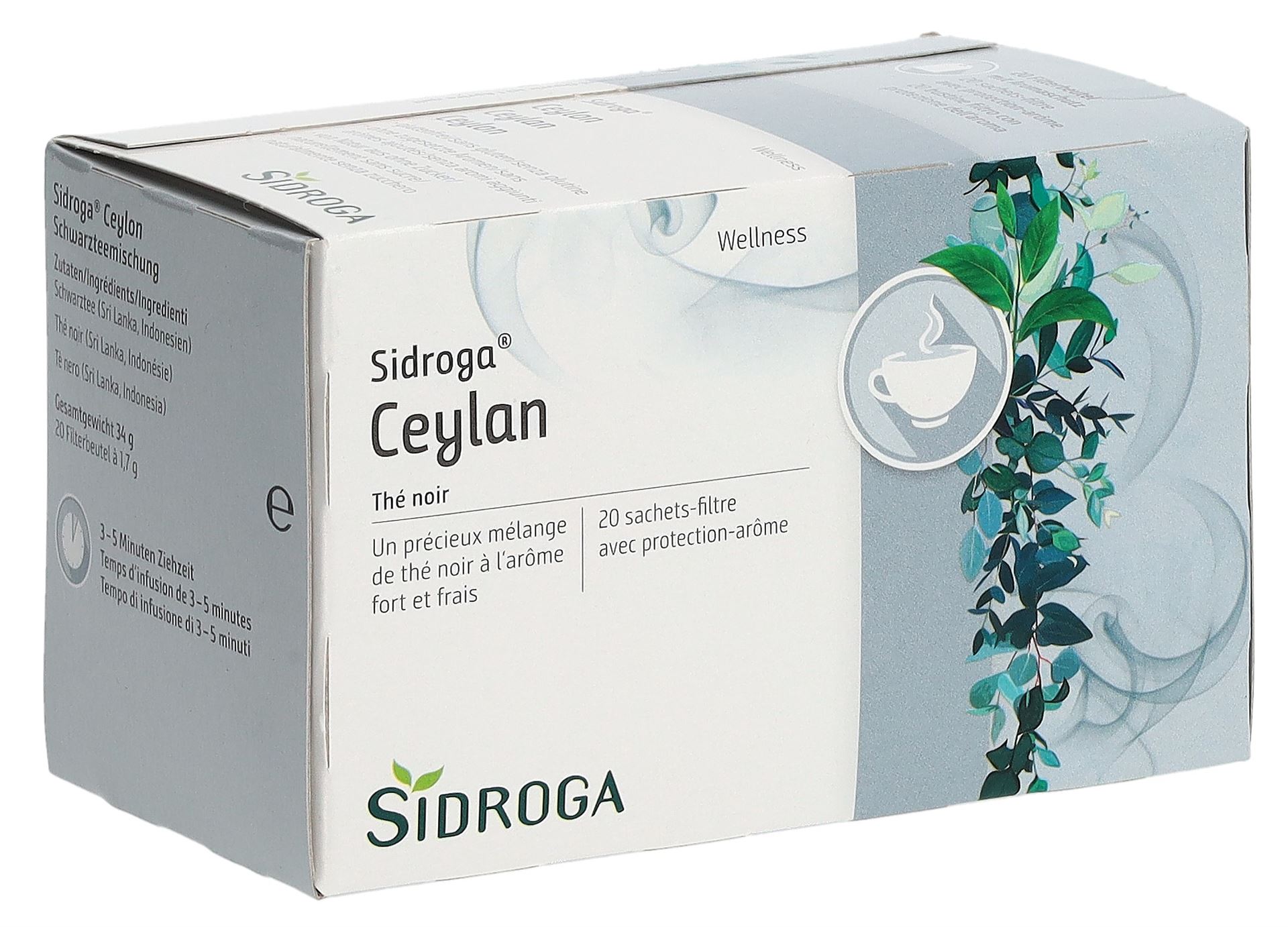 SIDROGA Wellness Ceylon 20 Btl 1.7 g – Bild 4