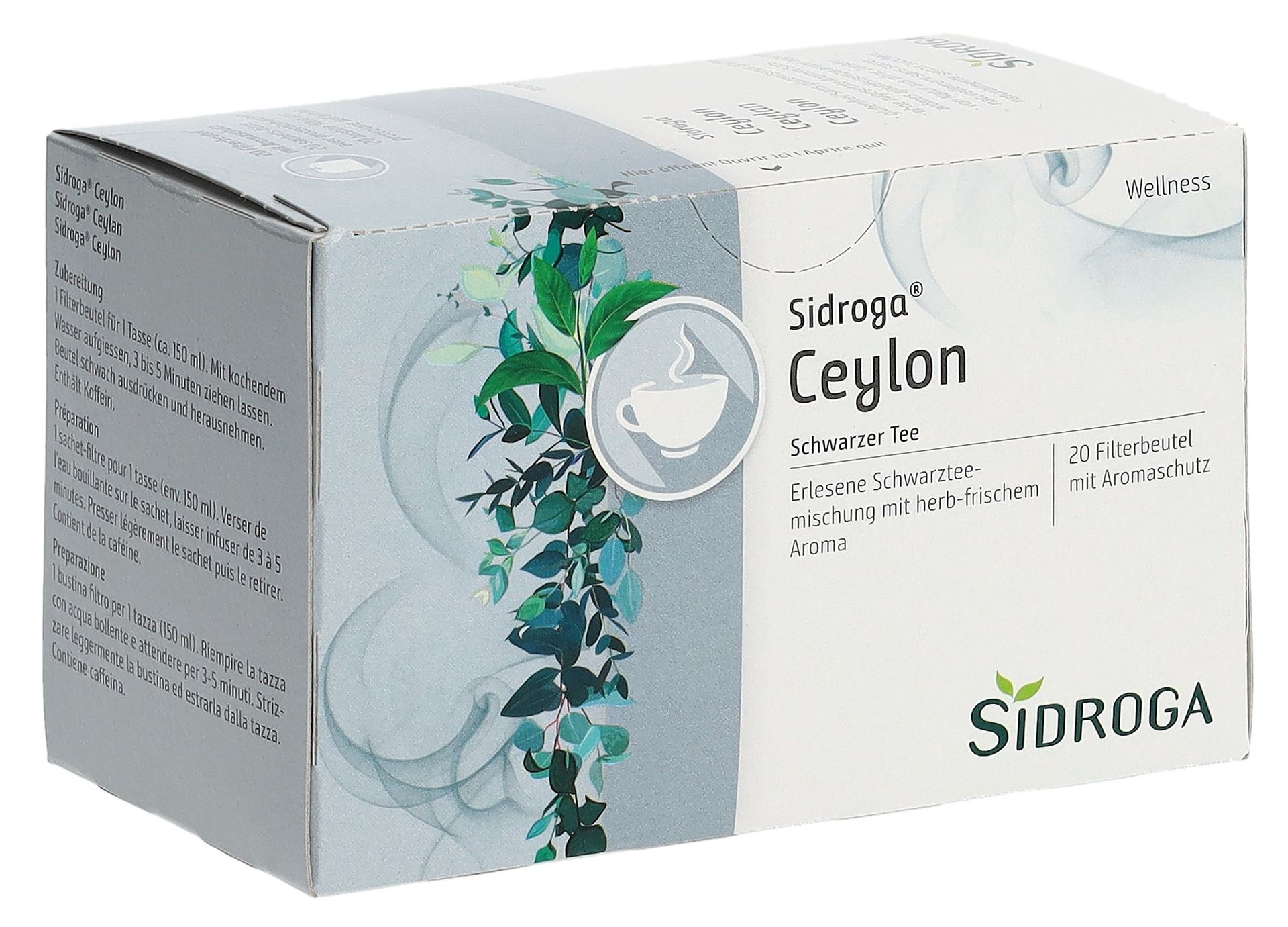 SIDROGA Wellness Ceylon 20 Btl 1.7 g – Bild 3