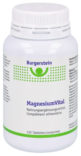 BURGERSTEIN Magnesiumvital Tabl Ds 120 Stk