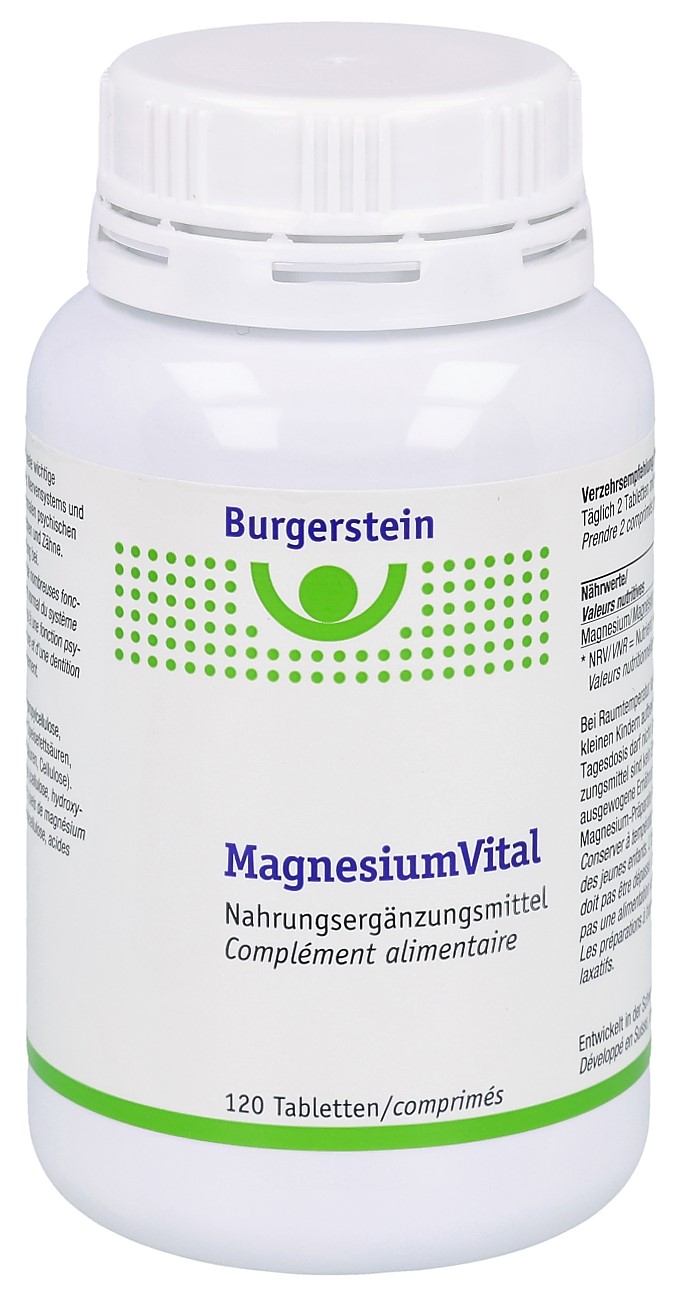 BURGERSTEIN Magnesiumvital Tabl Ds 120 Stk
