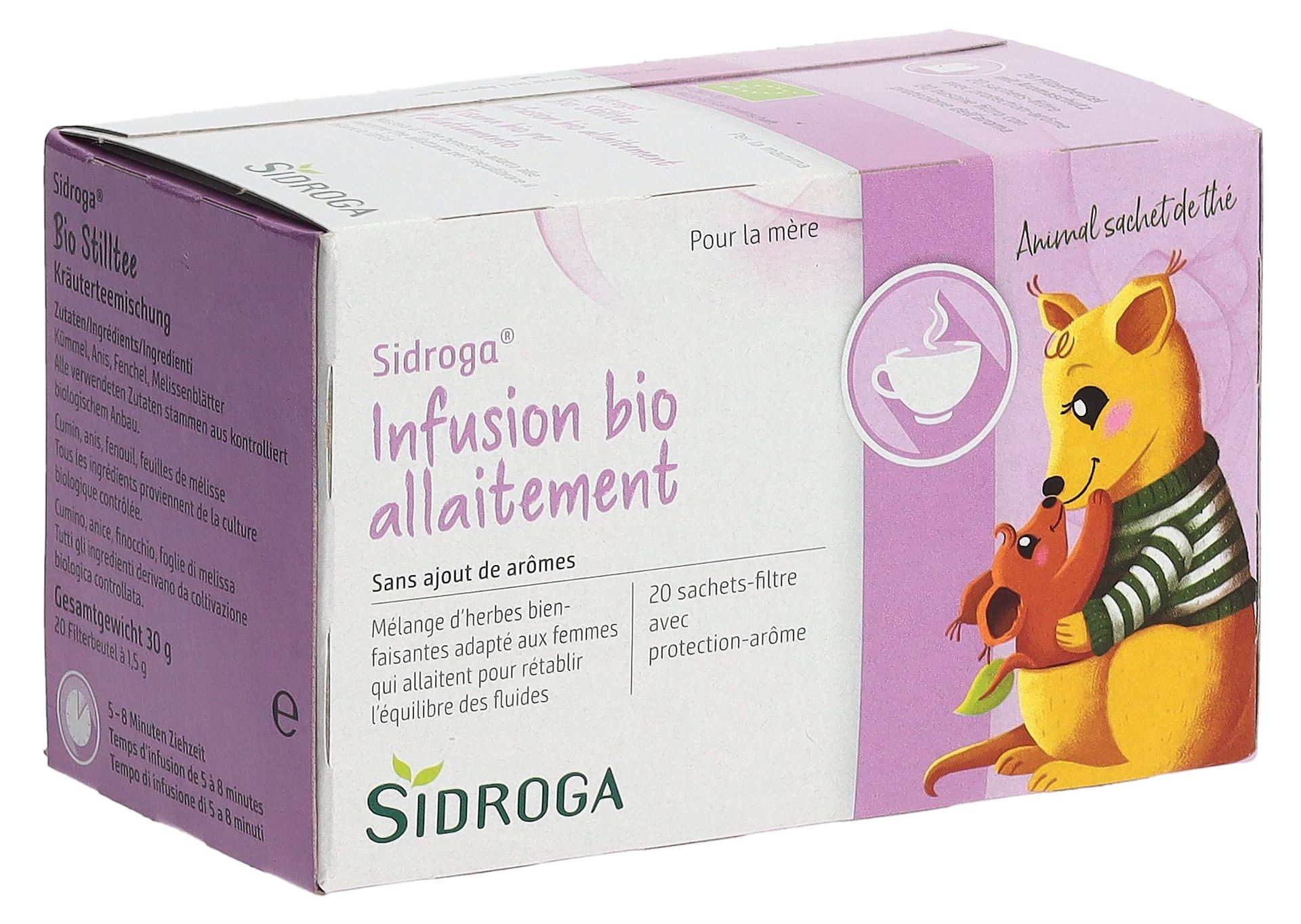 SIDROGA Bio Stilltee 20 Btl 1.5 g – Bild 4