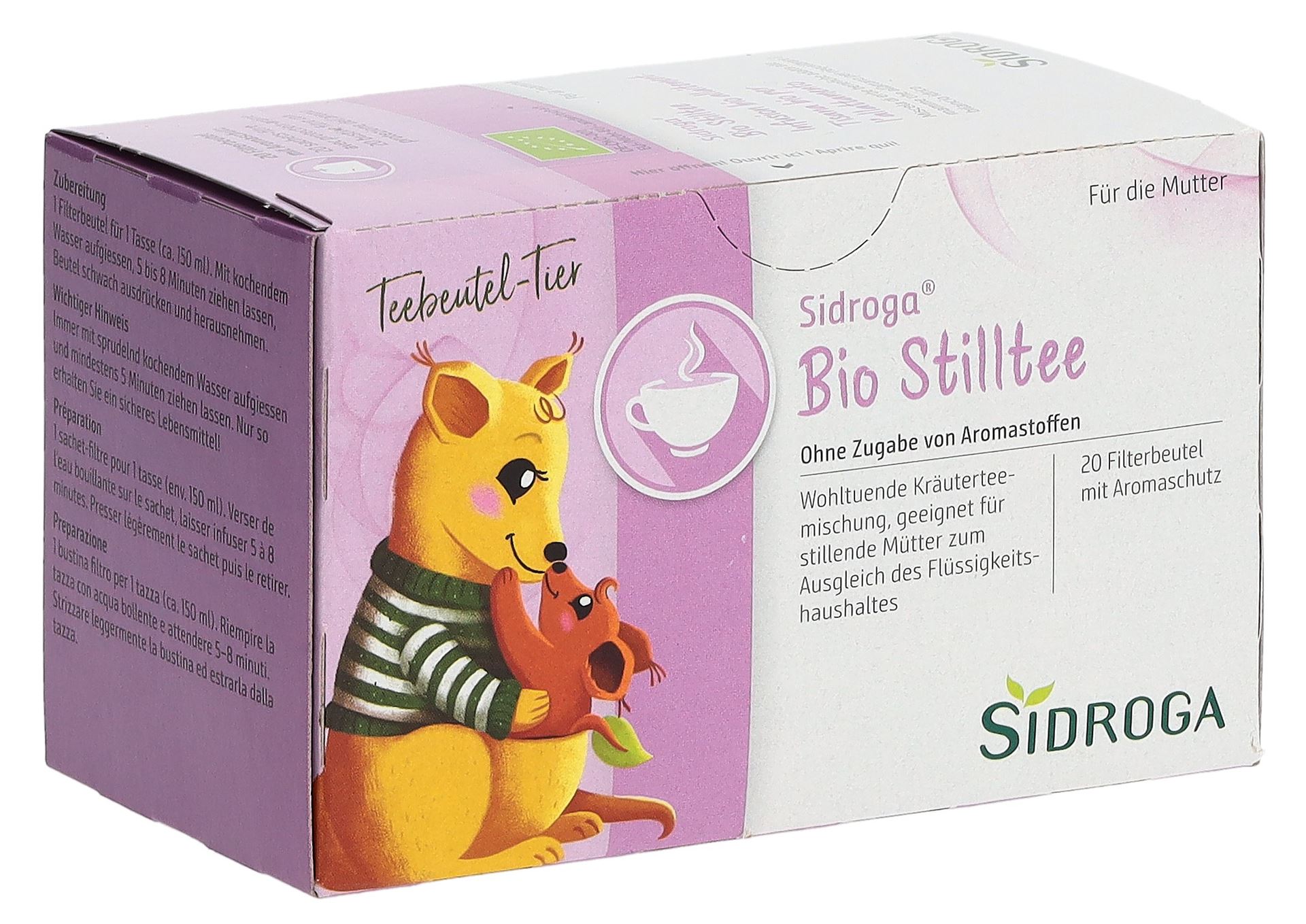 SIDROGA Bio Stilltee 20 Btl 1.5 g – Bild 3