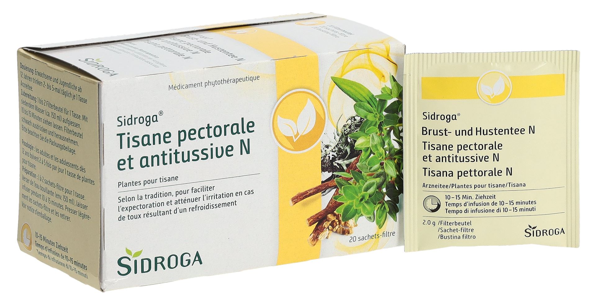 SIDROGA Brust- und Hustentee N 20 Btl 2 g – Bild 6