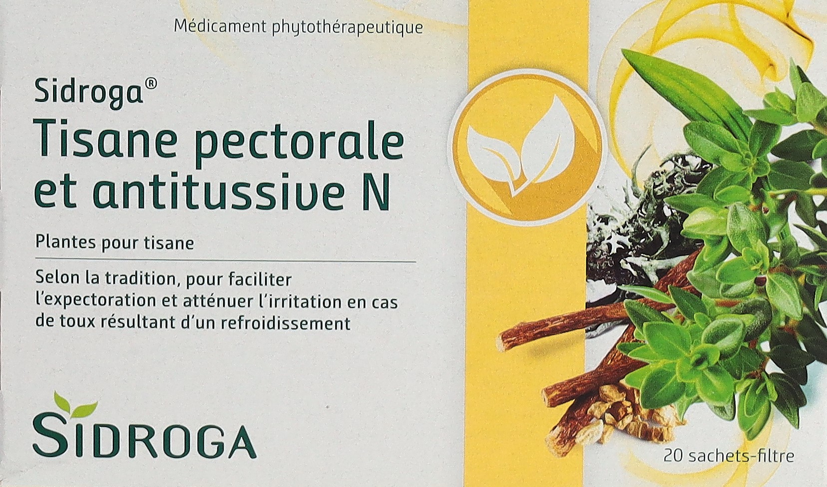 SIDROGA Brust- und Hustentee N 20 Btl 2 g – Bild 2