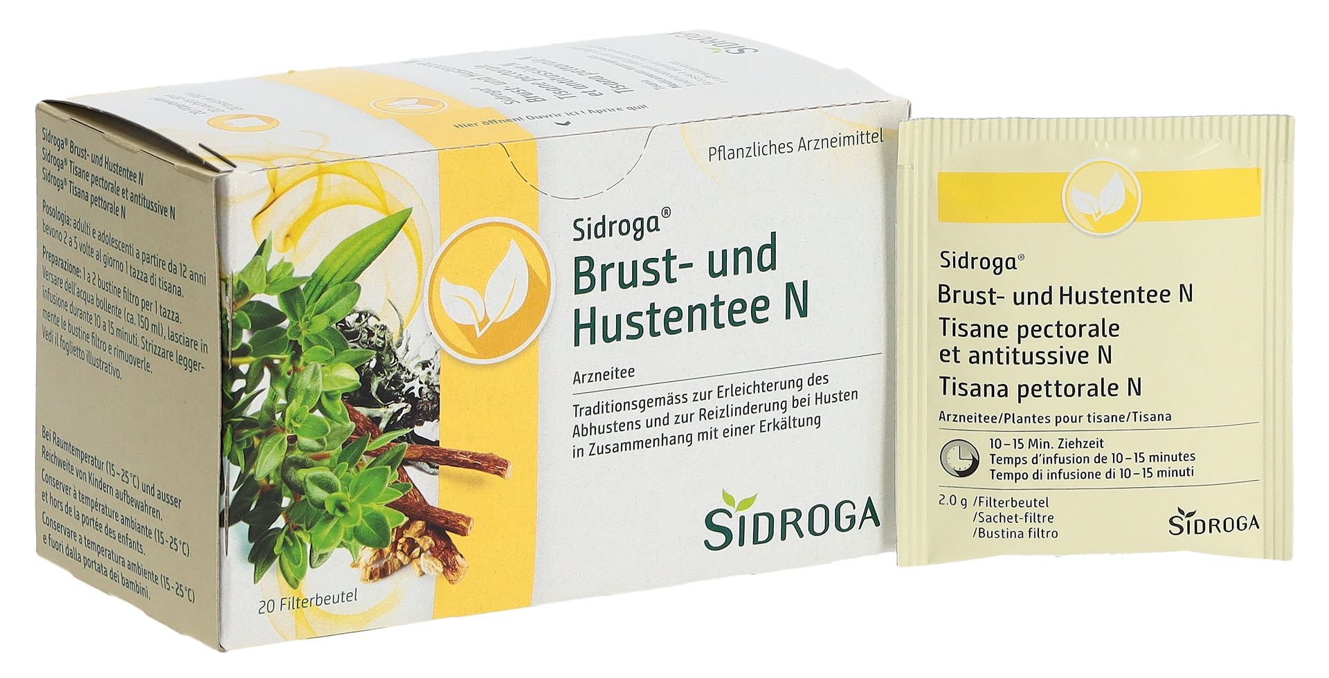 SIDROGA Brust- und Hustentee N 20 Btl 2 g – Bild 5