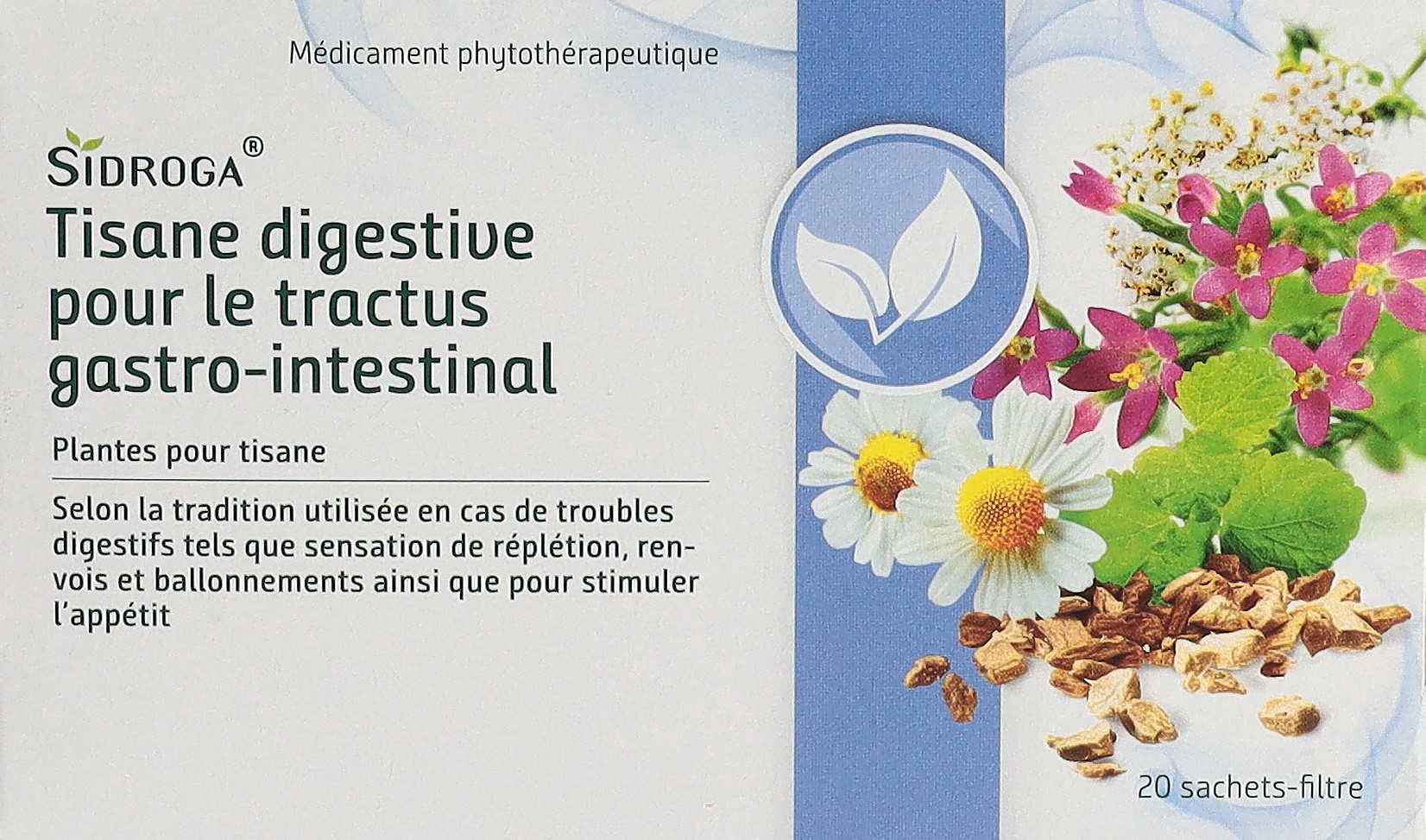 SIDROGA Magen-Darm-Verdauungstee 20 Btl 1.5 g – Bild 2