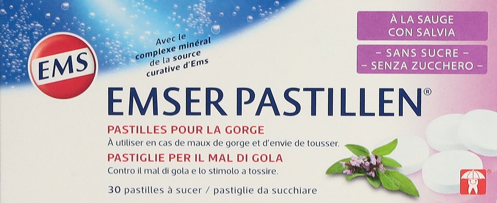 EMSER Pastillen zuckerfrei mit Salbei 30 Stk – Bild 2
