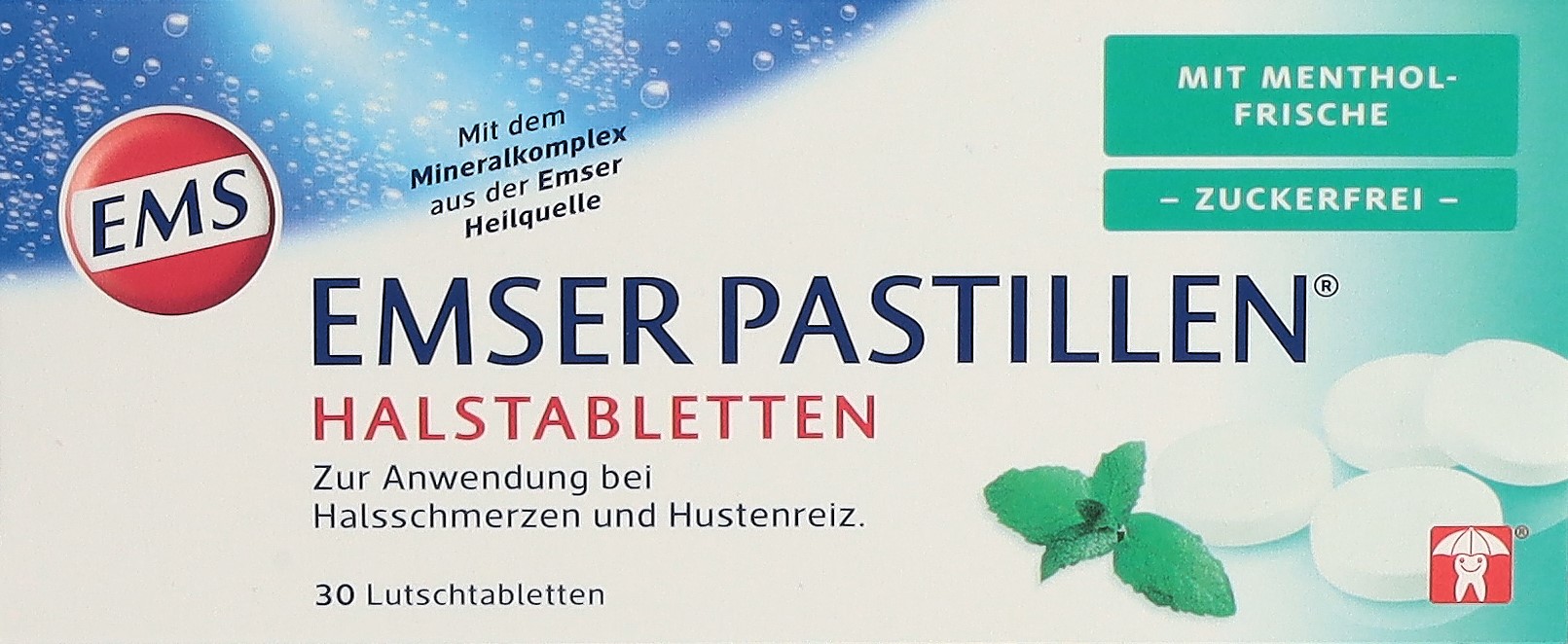 EMSER Pastillen zuckerfrei Mentholfrische 30 Stk