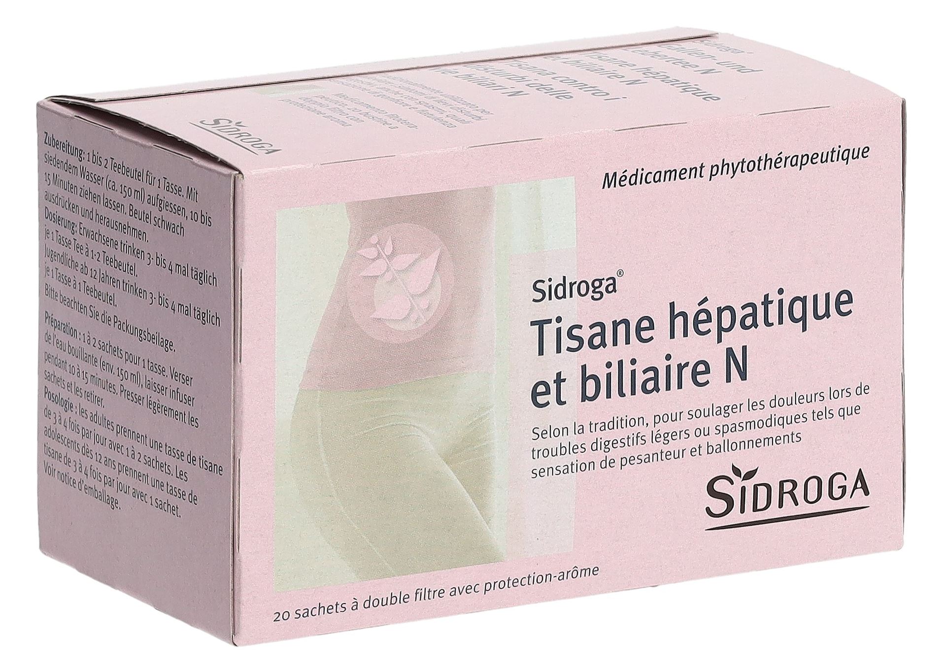 SIDROGA Gallen- und Lebertee N 20 Btl 2 g – Bild 4