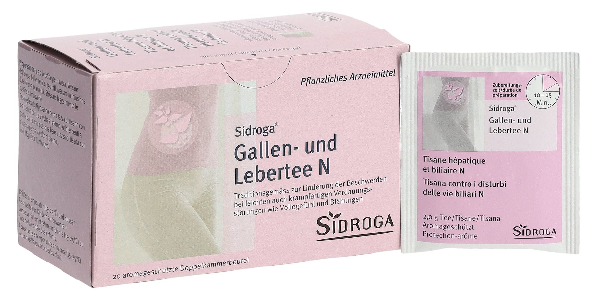 SIDROGA Gallen- und Lebertee N 20 Btl 2 g – Bild 5