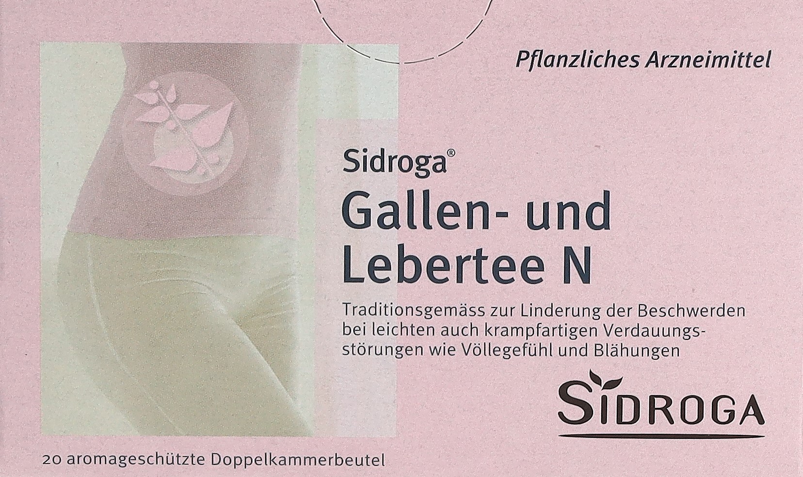 SIDROGA Gallen- und Lebertee N 20 Btl 2 g