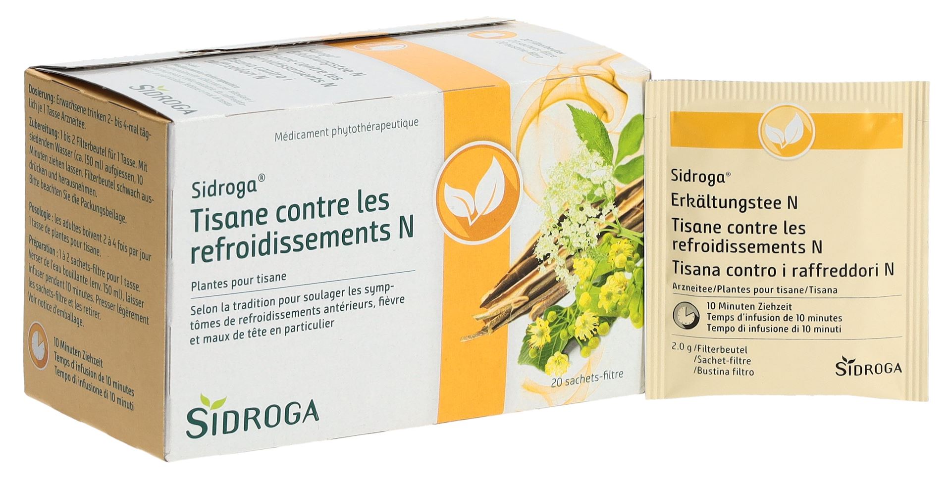 SIDROGA Erkältungstee N 20 Btl 2 g – Bild 6