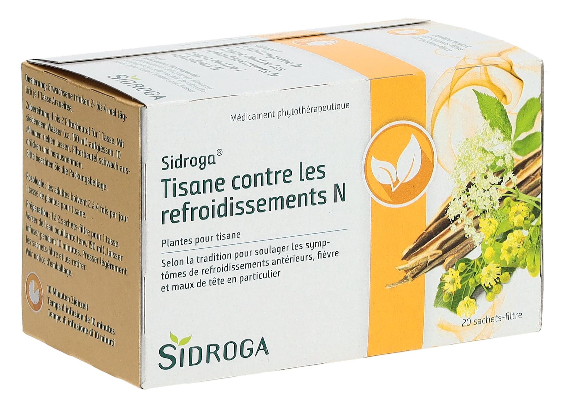 SIDROGA Erkältungstee N 20 Btl 2 g – Bild 4