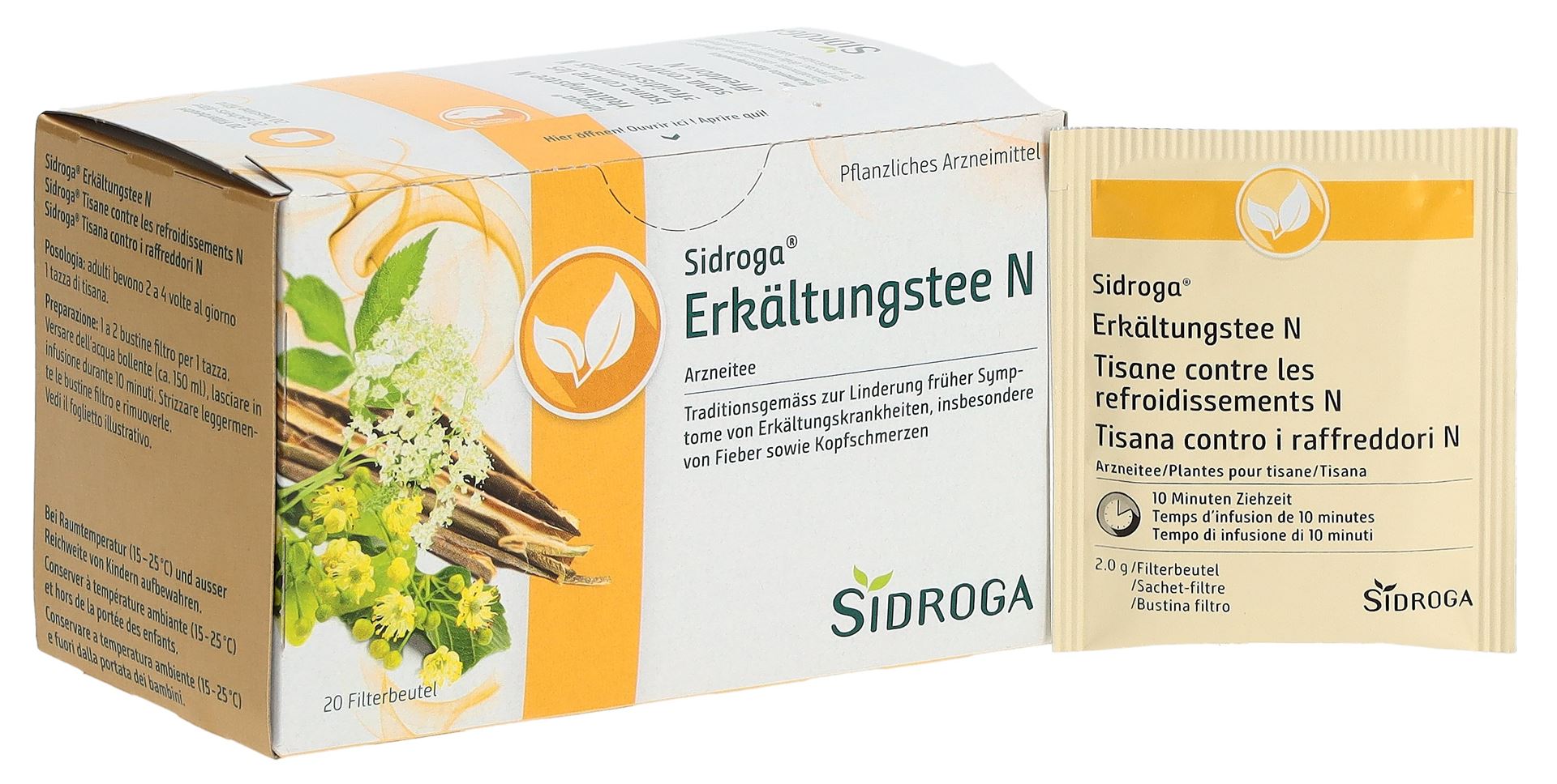 SIDROGA Erkältungstee N 20 Btl 2 g – Bild 5