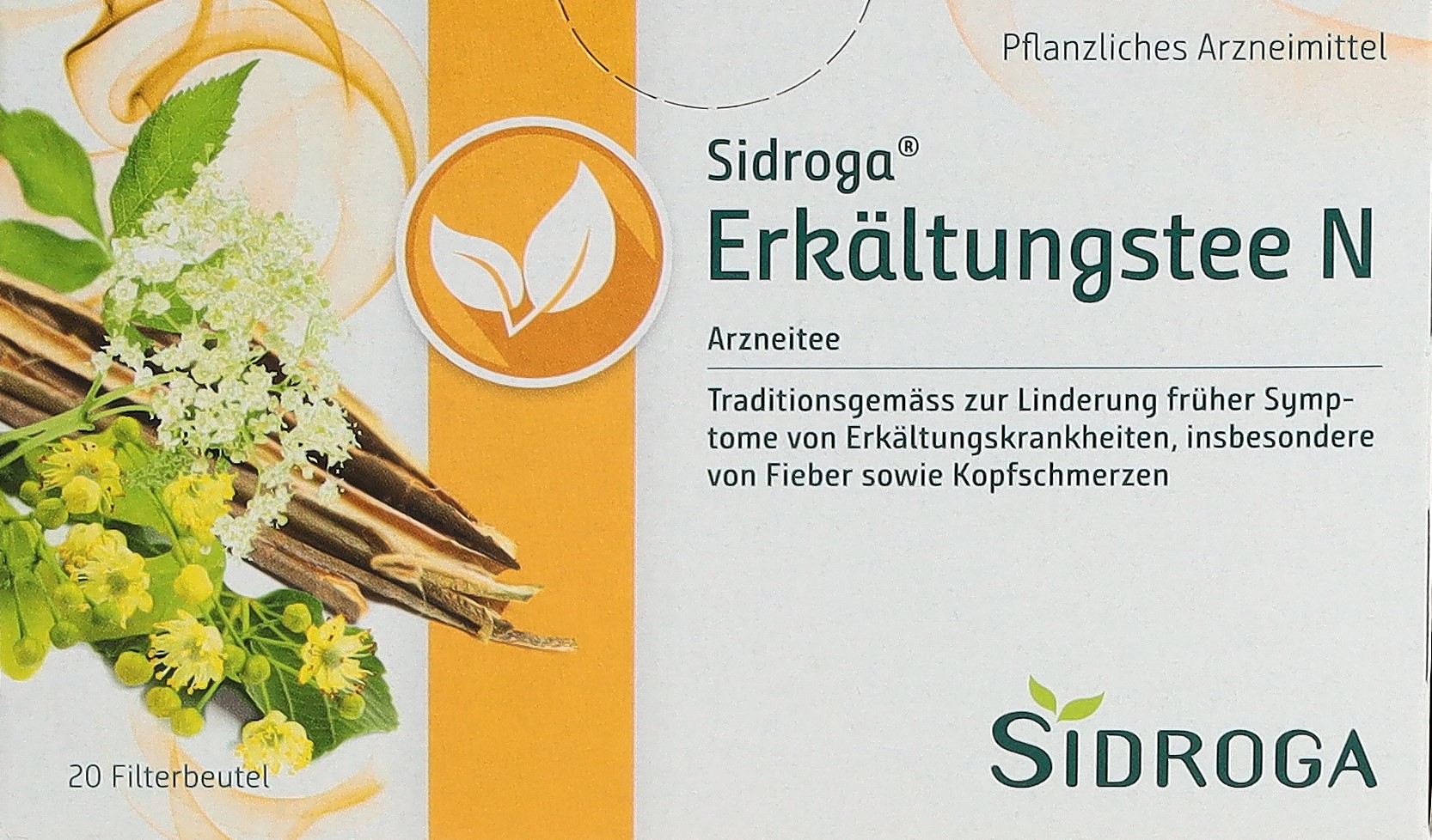 SIDROGA Erkältungstee N 20 Btl 2 g