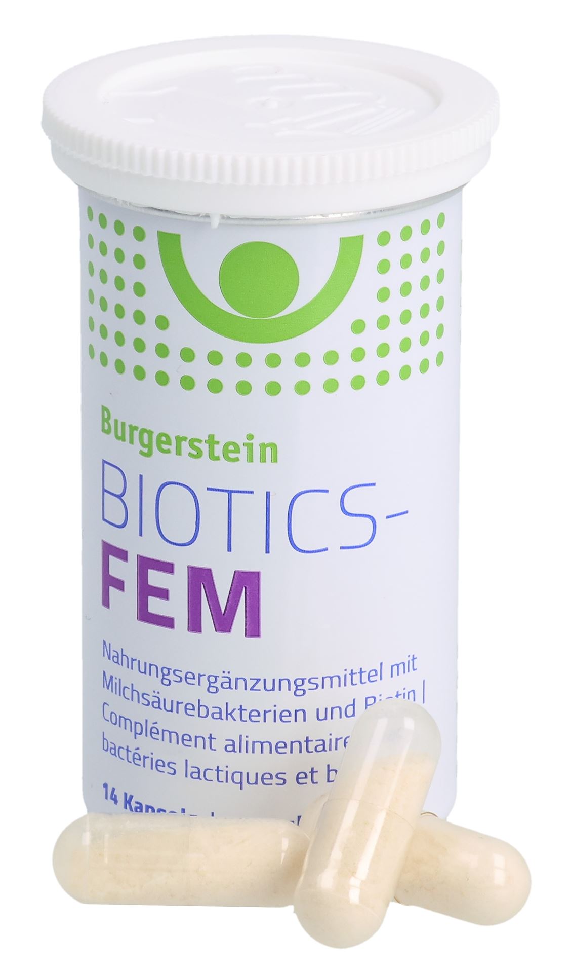 BURGERSTEIN Biotics-FEM Kaps 14 Stk – Bild 4