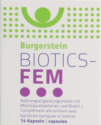 BURGERSTEIN Biotics-FEM Kaps 14 Stk