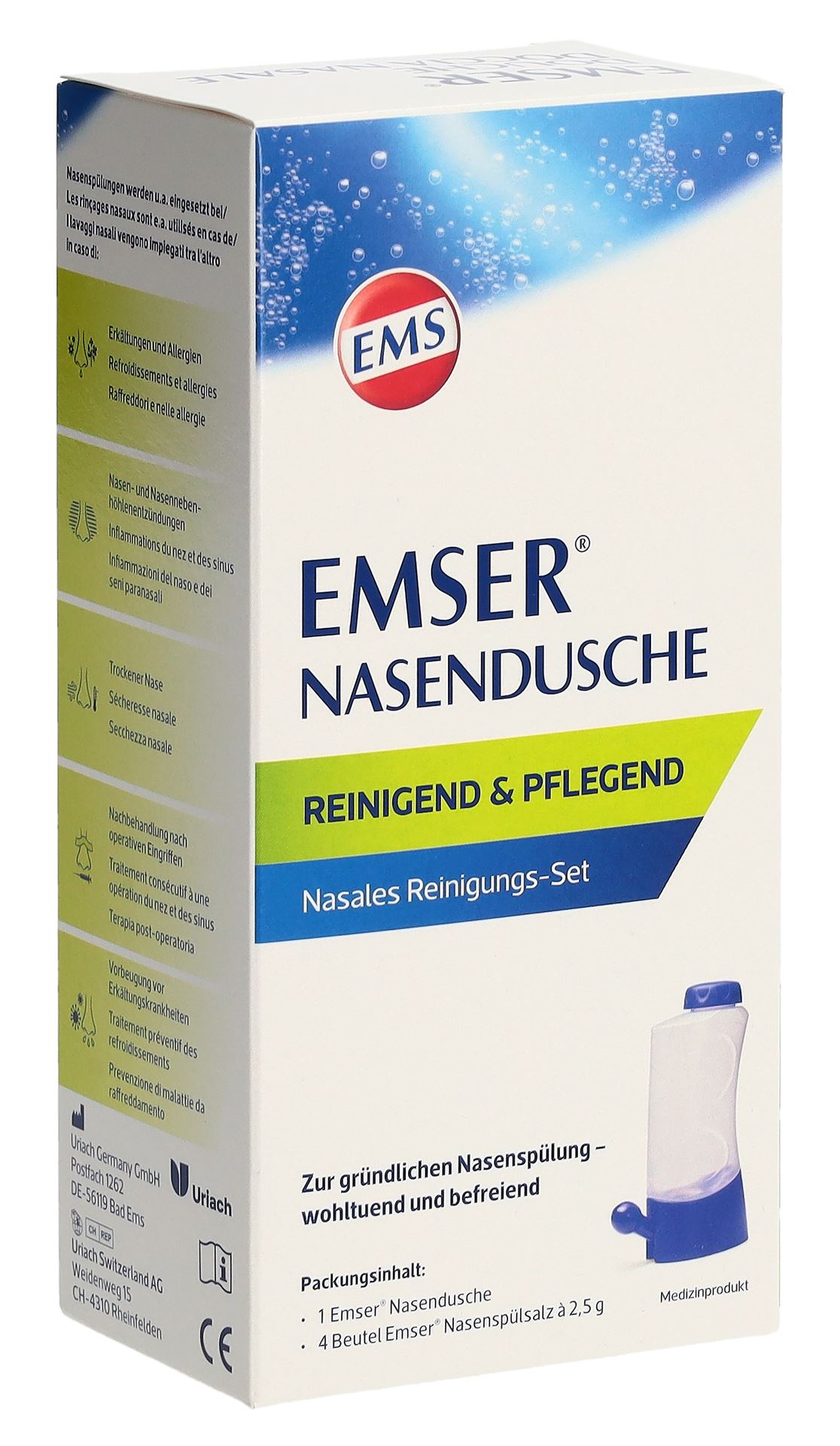 EMSER Nasendusche + 4 Btl Nasenspülsalz – Bild 3