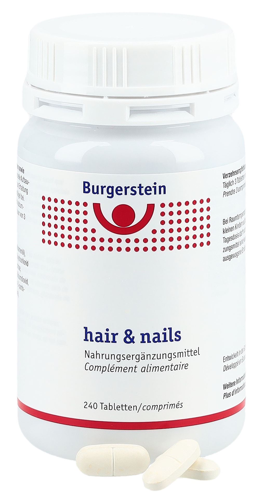 BURGERSTEIN Hair & Nails Tabl 240 Stk – Bild 3