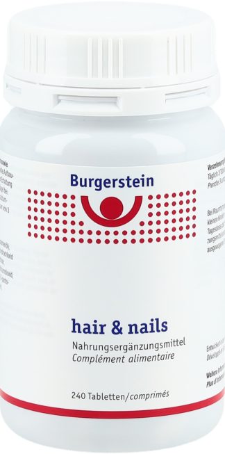 BURGERSTEIN Hair & Nails Tabl 240 Stk