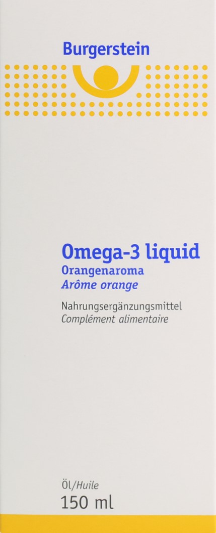 BURGERSTEIN Omega-3 liquid Fl 150 ml
