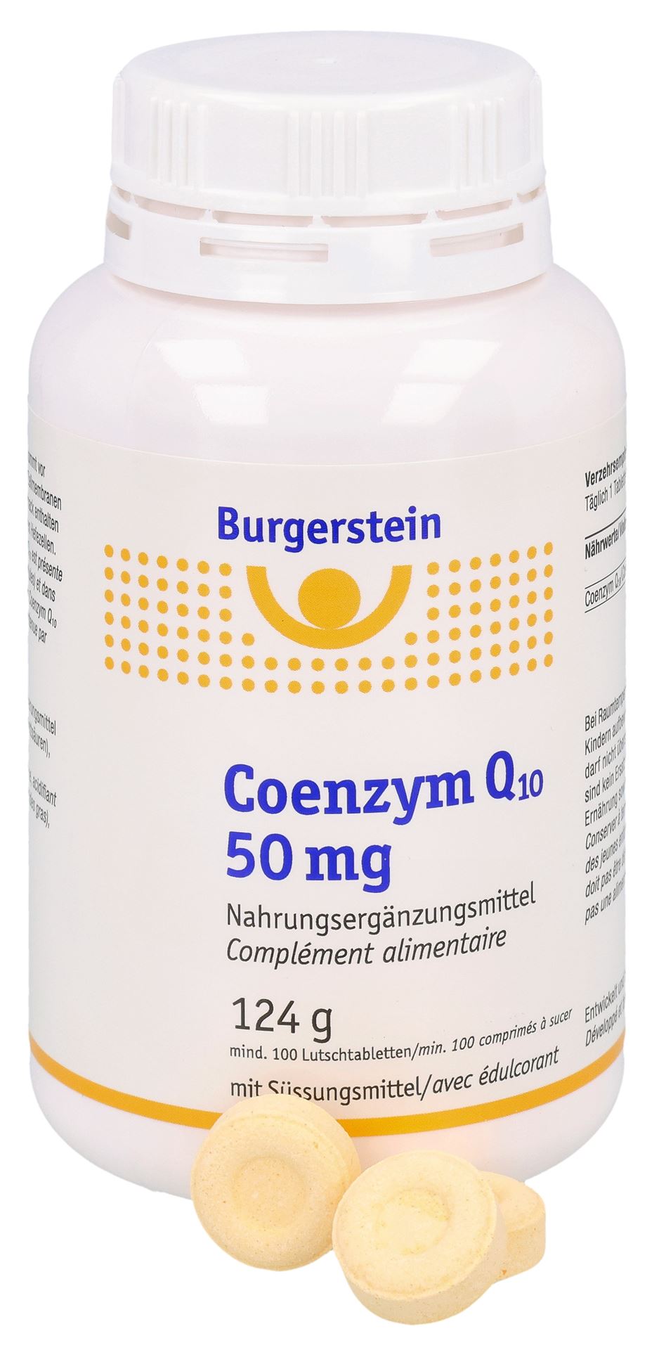 BURGERSTEIN Coenzym Q10 Lutschtabl 50 mg 100 Stk – Bild 3