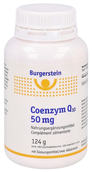 BURGERSTEIN Coenzym Q10 Lutschtabl 50 mg 100 Stk