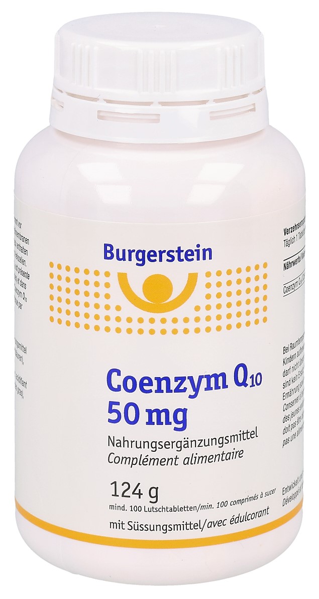 BURGERSTEIN Coenzym Q10 Lutschtabl 50 mg 100 Stk