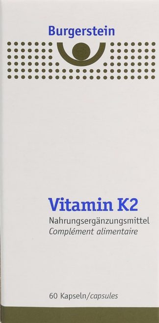 BURGERSTEIN Vitamin K2 Kaps 180 mcg Ds 60 Stk
