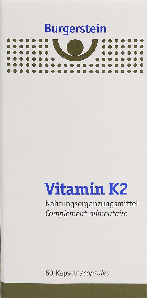 BURGERSTEIN Vitamin K2 Kaps 180 mcg Ds 60 Stk