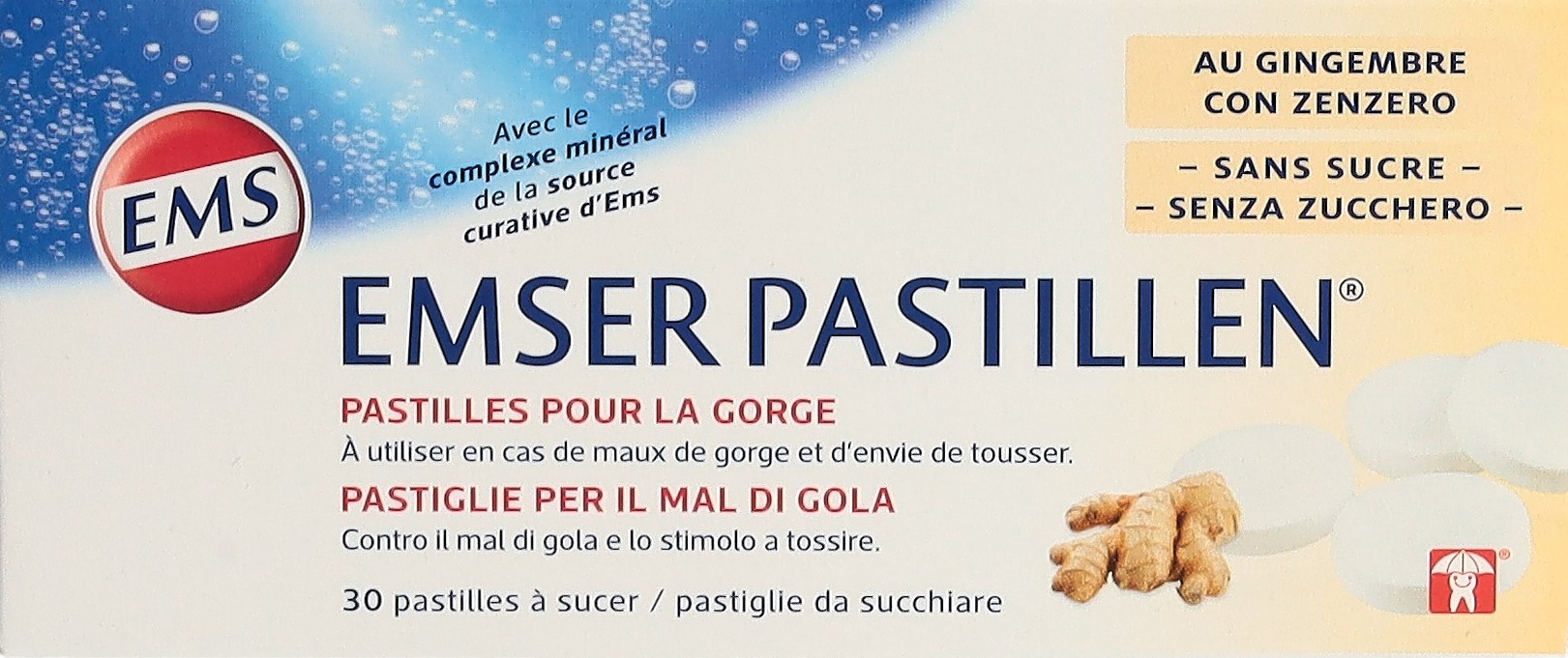 EMSER Pastillen zuckerfrei mit Ingwer 30 Stk – Bild 2