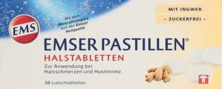 EMSER Pastillen zuckerfrei mit Ingwer 30 Stk