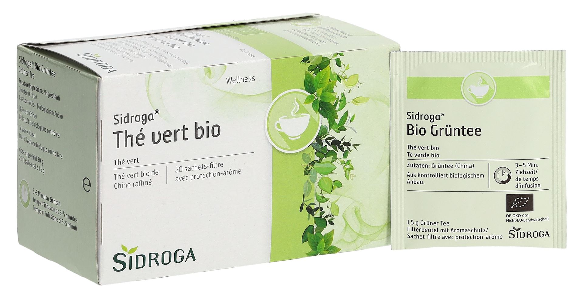 SIDROGA Bio Grüntee Btl 20 Stk – Bild 5